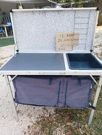 mobiletto cucina da campeggio