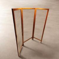 Specchio a tre ante da sartoria / separè vintage