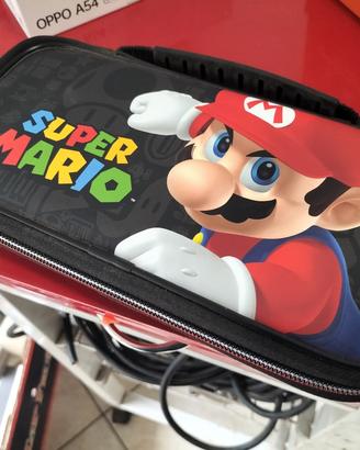 custodia Nintendo switch super Mario e due joystic