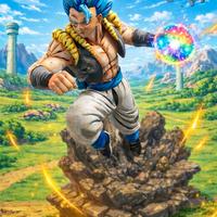 gogeta ssj blu action figure
