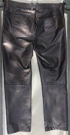 Pantaloni Pelle Vera Taglia 50