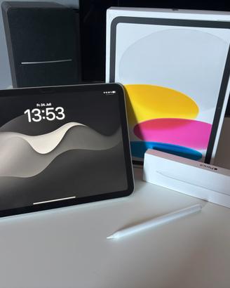 iPad 11“ (A16) 128 GB Silver + Apple Pencil,Cover