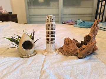 acquario decorazioni set da 3 pezzi