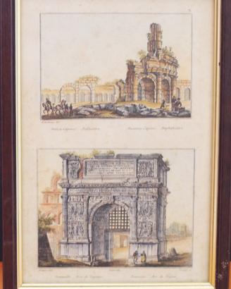 STAMPA ARCO DI TRAIANO ED ANFITEATRO DI CAPUA
