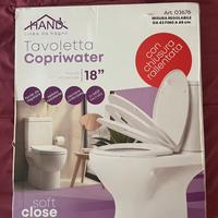 Tavoletta copri wc chiusura rallentata universale