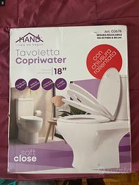 Tavoletta copri wc chiusura rallentata universale