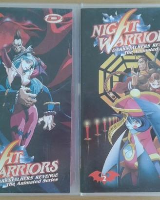 Night Warriors VHS 1 - 2 Anime Dynamic Italia