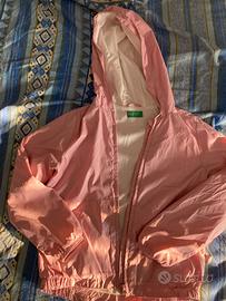 Giacca a vento bambina 8-9 anni Benetton