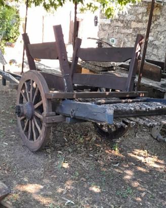 carro a buoi antico