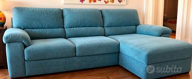 Divano Dondi Salotti , con Chaise loungue,e apertr