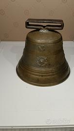 Campana vintage, in ottone, completa