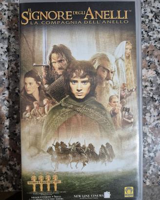 vhs il signore degli anelli la compagnia dell'anel
