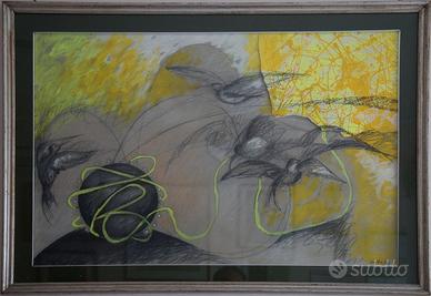 GUACHE DEL PITTORE BARESE F. DELL'ERBA