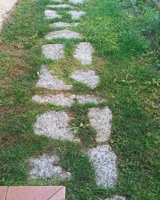 Piastre per camminamento giardino