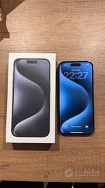 iPhone 15 Pro 256 GB Titanio Blu Apple Store