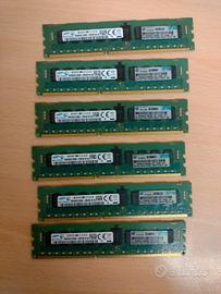 6 banchi ram Server HP/Samsung - 4GB - 24GB Totale
