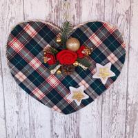 Natale - Cuore appendino fuori porta