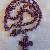 rosario all'uncinetto 