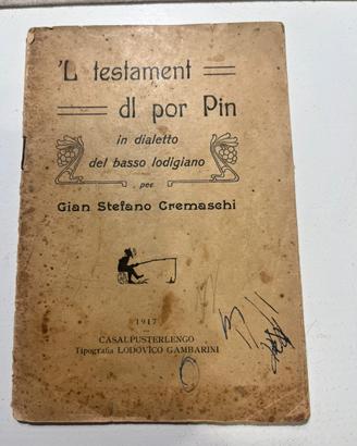 L’testament dl Por Pin 1917