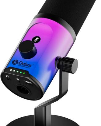 Microfono Dinamico XLR/USB-C per Streaming Podcast