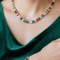 parure di gioielli in acciaio placcato oro 