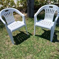 75 sedie da esterno in plastica