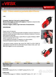 Filiera elettrica MINI PHENIX VIRAX