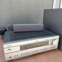 YAMAHA AMPLIFICATORE, CON HOME TEATHER