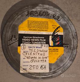 Pellicola 16mm Vintage "Woman in Love" Celentano -