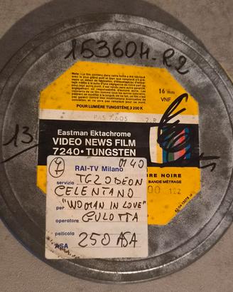 Pellicola 16mm Vintage "Woman in Love" Celentano -