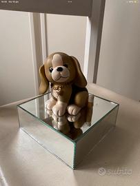 Salvadanaio a forma di cane ceramica