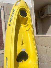 Canoa in resina poco utilizzata
