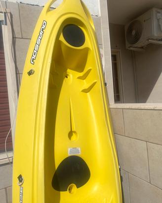 Canoa in resina poco utilizzata