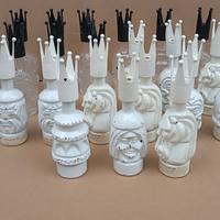 33 bottigliette mignon scacchi L' Amaro del Re