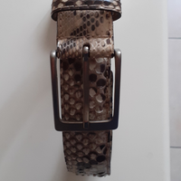 Cintura uomo in vera pelle di pitone