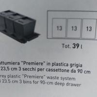 Pattumiera per cestone 90