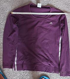 maglietta adidas donna maniche lunghe 
