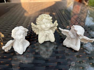 Set 3 angioletti decorativi – stile classico 👼