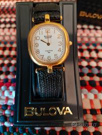 Orologio donna BULOVA Longchamp Vintage Nuovo 