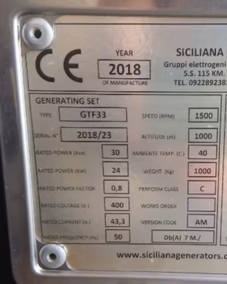Gruppo elettrogeno diesel