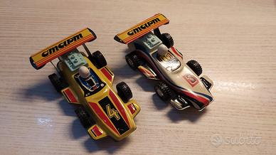 Collezione vintage due modellini auto go kart.