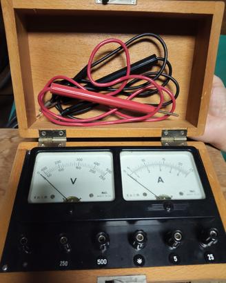 AMPEROMETRO E VOLTMETRO 