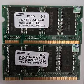 SAMSUNG PC2700S 512MB X2 DDR PC2700 CL2.5