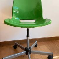 Sedia girevole con ruote ikea