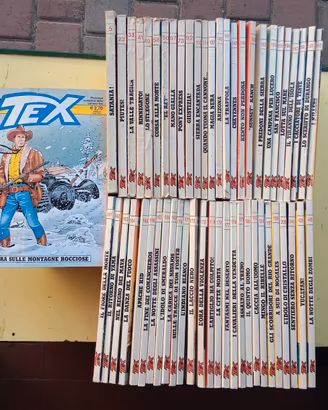 45 fumetti TUTTO TEX a 9 euro (20 cent. ad albo)