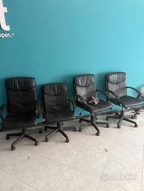 5 Sedie da ufficio usate
