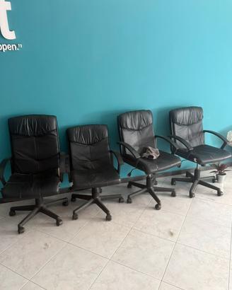 5 Sedie da ufficio usate