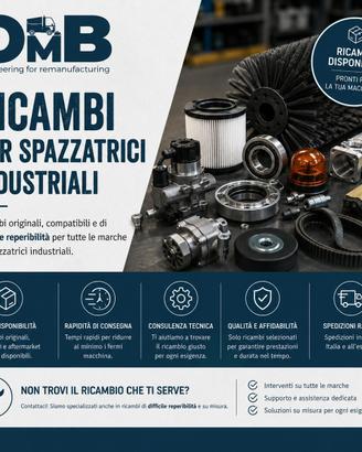 Ricambi spazzatrici e motoscope