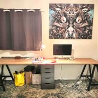 Scrivania doppia Ikea
