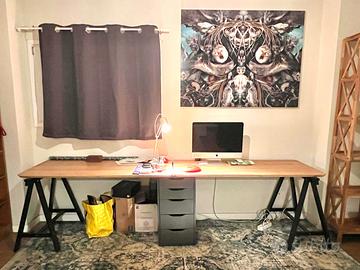 Scrivania doppia Ikea